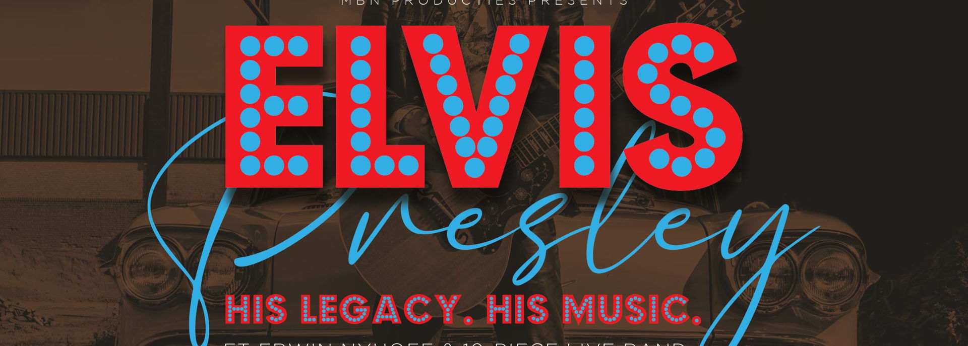 Elvis the music - The King Erwin Nyhoff & liveband - 2023 in De Tamboer